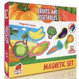 Гра настільна магнітна "Vegetables and fruits" укр