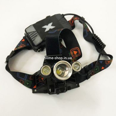 Фонарик налобный мощный W602-T6-2XPE Bike, Фонарик на голову для роботы, Налобный фонарь IQ-403 с линзой