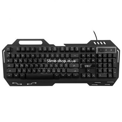 Клавіатура UKC KEYBOARD GK KW-900/4400 провідна з CE-213 підсвічуванням мембранна
