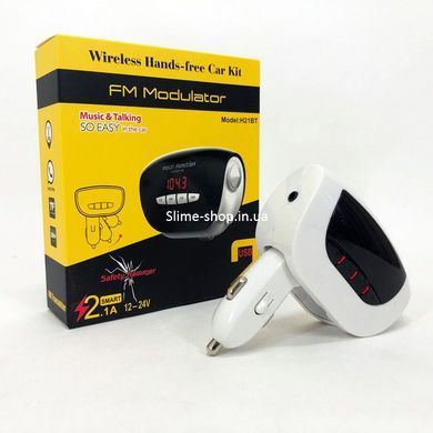 Bluetooth пристрої fm модулятори MOD. H21 BT, Модулятор для автомобіля, Блютуз трансмітер IA-293 для машини