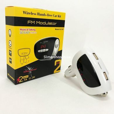 Bluetooth пристрої fm модулятори MOD. H21 BT, Модулятор для автомобіля, Блютуз трансмітер IA-293 для машини