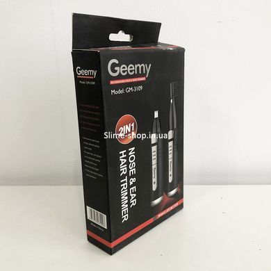 Триммер беспроводной GEMEI GM-3109 2в1, Портативная бритва для бритья, Електробритва EA-279 для бороди