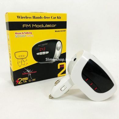 Bluetooth пристрої fm модулятори MOD. H21 BT, Модулятор для автомобіля, Блютуз трансмітер IA-293 для машини