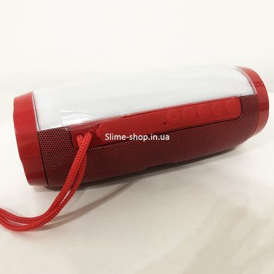Портативная bluetooth колонка влагостойкая TG157 Pulse с разноцветной подсветкой. BR-548 Цвет: красный