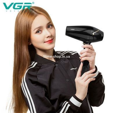 Фен для сушки волос с насадкой VGR V-423, Хороший мощный фен, Домашний фен, Фен для YF-556 жестких волос