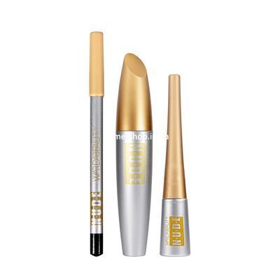 Набір декоративної косметики для очей 3 в 1 Nude Warda Beauty &mdash; туш для вій, олівець, підводка для очей