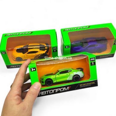 Машинка металлическая "АВТОПРОМ. 1:43 MUSTANG" (СИНИЙ)