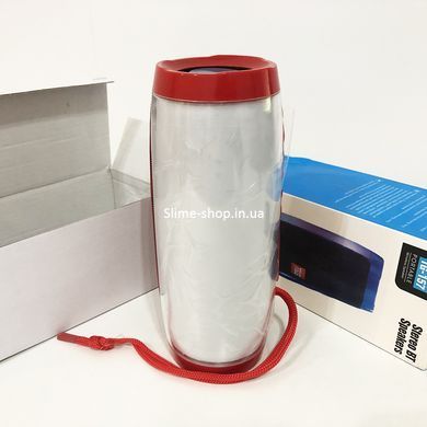 Портативная bluetooth колонка влагостойкая TG157 Pulse с разноцветной подсветкой. BR-548 Цвет: красный