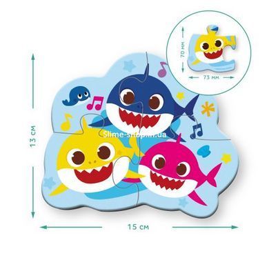 Пазл "Baby Shark" (2 пазла &times; 2 эл., 2 пазла &times; 3 эл., 2 пазла &times; 4 эл.)
