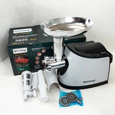 Домашняя электромясорубка Rainberg RB-674 3000W, Мясорубка для помидоров, UD-812 Мясорубка бытовая