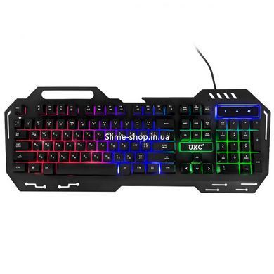 Клавіатура UKC KEYBOARD GK KW-900/4400 провідна з CE-213 підсвічуванням мембранна