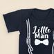 Черный боди для мальчика Little Man