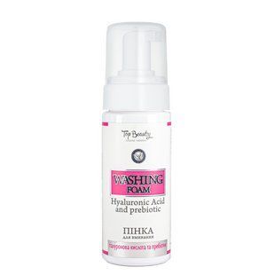 Пенка для умывания с гиалуроновой кислотой и пребиотиком Top Beauty Washing Foam Hyaluronic 150 мл