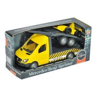 Машина "Mercedes-Benz Sprinter. Эвакуатор", желтый
