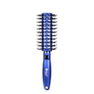 Щітка-брашінг для волосся продувна Salon Professional 9513 G Синя