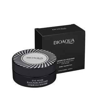 Патчи для кожи вокруг глаз с экстрактом черного жемчуга Bioaqua Black Pearl Crystal Clear Eye Mask гидрогелевые