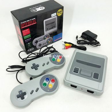 Ігрова приставка до телевізора із двома джойстиками Game Box Dendy Super Mini, TQ-433
