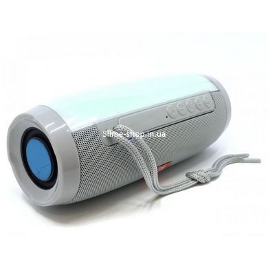 Портативная bluetooth колонка влагостойкая TG-157 Pulse с разноцветной подсветкой. XW-167 Цвет: серый