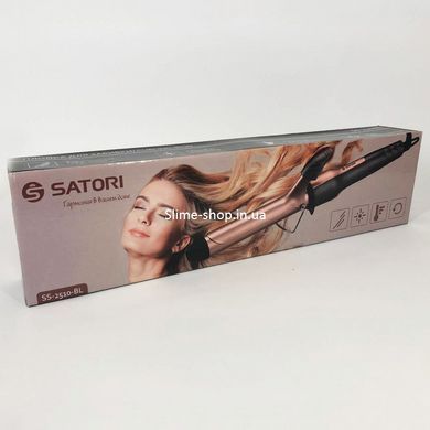 Плойка для волосся Satori SS-2510-BL 25 Вт, Праска для завивки волосся, Стайлер NS-317 для укладання
