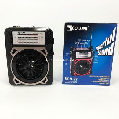 FM-приймачі GOLON RX-9122, Радіоприймач ретро AM FM, Портативний радіо приймач WF-489 від мережі