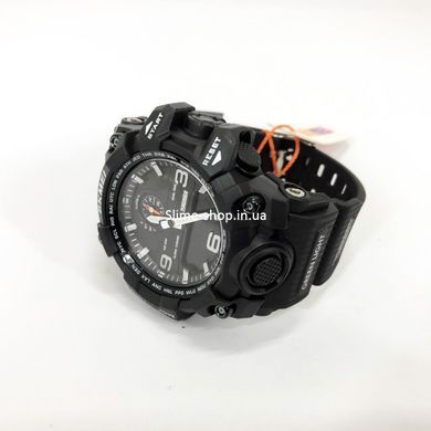 Фірмовий спортивний годинник SKMEI 1586BK BLACK, Військовий годинник з батарейкою, Наручний годинник ZT-770 для військових