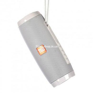 Портативная bluetooth колонка влагостойкая TG-157 Pulse с разноцветной подсветкой. XW-167 Цвет: серый