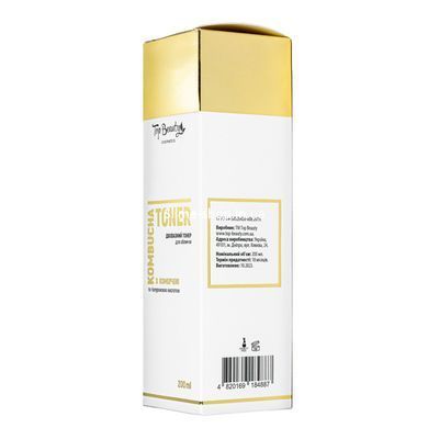 Тонер для обличчя з комбучею Top Beauty Kombucha двофазний зволожуючий, 200 мл