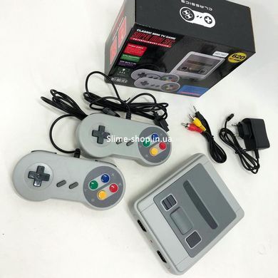 Ігрова приставка до телевізора із двома джойстиками Game Box Dendy Super Mini, TQ-433