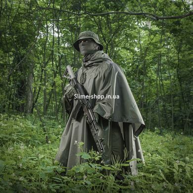 Дождевик плащ-палатка, Плащпалатка, Дождевик пончо хаки, Дождевик пончо YP-501 мужской камуфляж