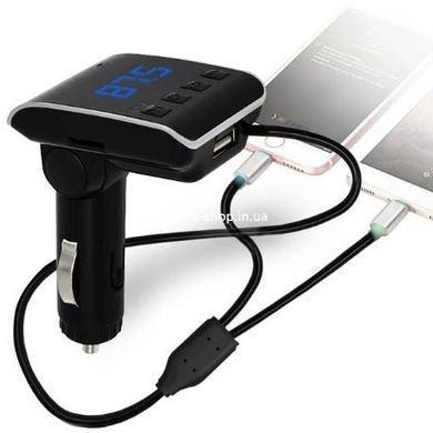 Автомобильный фм fm-модулятор трансмиттер bluetooth HZ H22 BT, Трансмиттер EZ-399 в прикуриватель