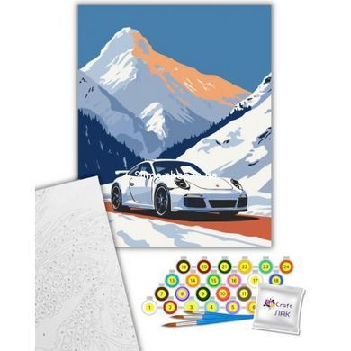 Картина по номерам "Porsche 911" 40х50 см