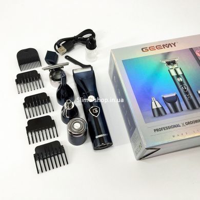 Электрическая бритва триммер для бороды Geemy GM-8012, Бритвы аккумуляторные, Триммер KC-119 для бороды