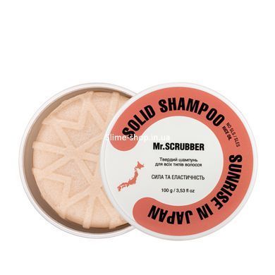 Твердый шампунь для волос Mr Scrubber Sunrise In Japan Solid Shampoo Bar
