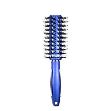 Щітка-брашінг для волосся продувна Salon Professional 9513 G Синя
