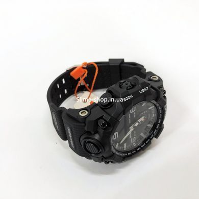 Фірмовий спортивний годинник SKMEI 1586BK BLACK, Військовий годинник з батарейкою, Наручний годинник ZT-770 для військових