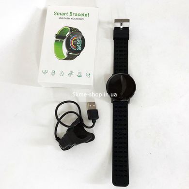 Фитнес трекер умные смарт часы UWatch 119 Plus с шагомером. HO-278 Цвет: черный
