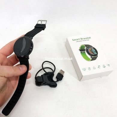 Фитнес трекер умные смарт часы UWatch 119 Plus с шагомером. HO-278 Цвет: черный