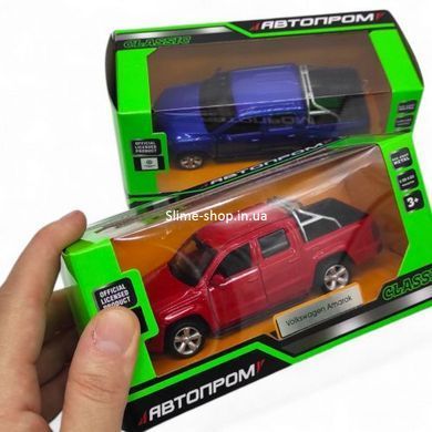 Машинка металлическая "Автопром: Volkswagen Amarok" (СИНИЙ)