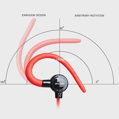 Бездротові навушники Bluetooth Awei A620BL з магнітами. FL-281 Колір: червоний