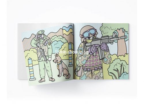 Водяные раскраски "На защите Украины" (укр)