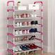 Органайзер для хранения обуви с отсеками Shoe Rack 6, Бюджетная складная полка OP-355 для обуви
