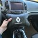 Набор подушек 2шт для автомобиля Renault, натуральная кожа, на подголовник в машину с PF-315 логотипом Рено