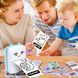 Портативний мініпринтер Mini printer з Bluetooth для термодруку без чорнила зі смартфона. AL-307 Колір: блакитний
