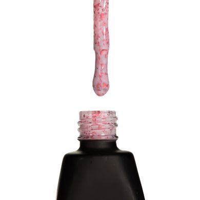 База для гель-лака камуфлирующая YouPOSH De luxe French Rubber Base № 07 74 Розовый с малиновым конфетти