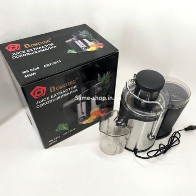 Соковыжималка для яблок и моркови Domotec MS-5220 600 W, Соковыжималка для помидоров IT-640 для дома