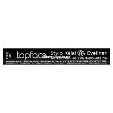 Олівець-каял для очей topface Stylo Kajal Eyeliner механічний водостійкий РТ617 № 001