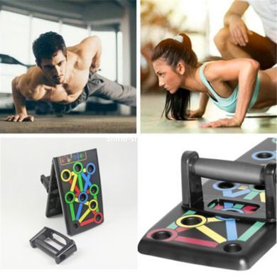Тренажер доска упражнения Foldable Push Up, Спортивная доска для отжимания, Ручки для отжимания ZR-173 от пола