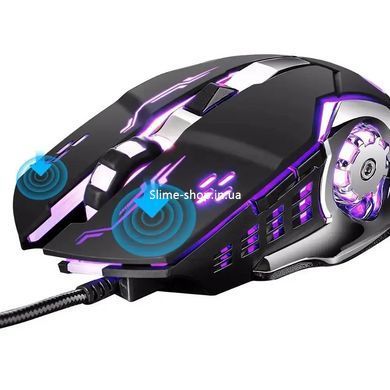 Ігрова мишка з підсвічуванням Gaming Mouse X6 / Мишка для ноутбука / Дротова XH-147 комп'ютерна миша