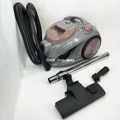 Пылесос контейнерный без мешка Rainberg RB-653 2500Вт, циклонный контейнерный пылесос, PE-502 небольшой пылесос