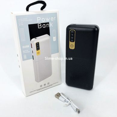 Портативний зарядний пристрій Павербанк 20000 mAh 2хUSB Power Bank Smart Tech. RW-572 Колір: чорний